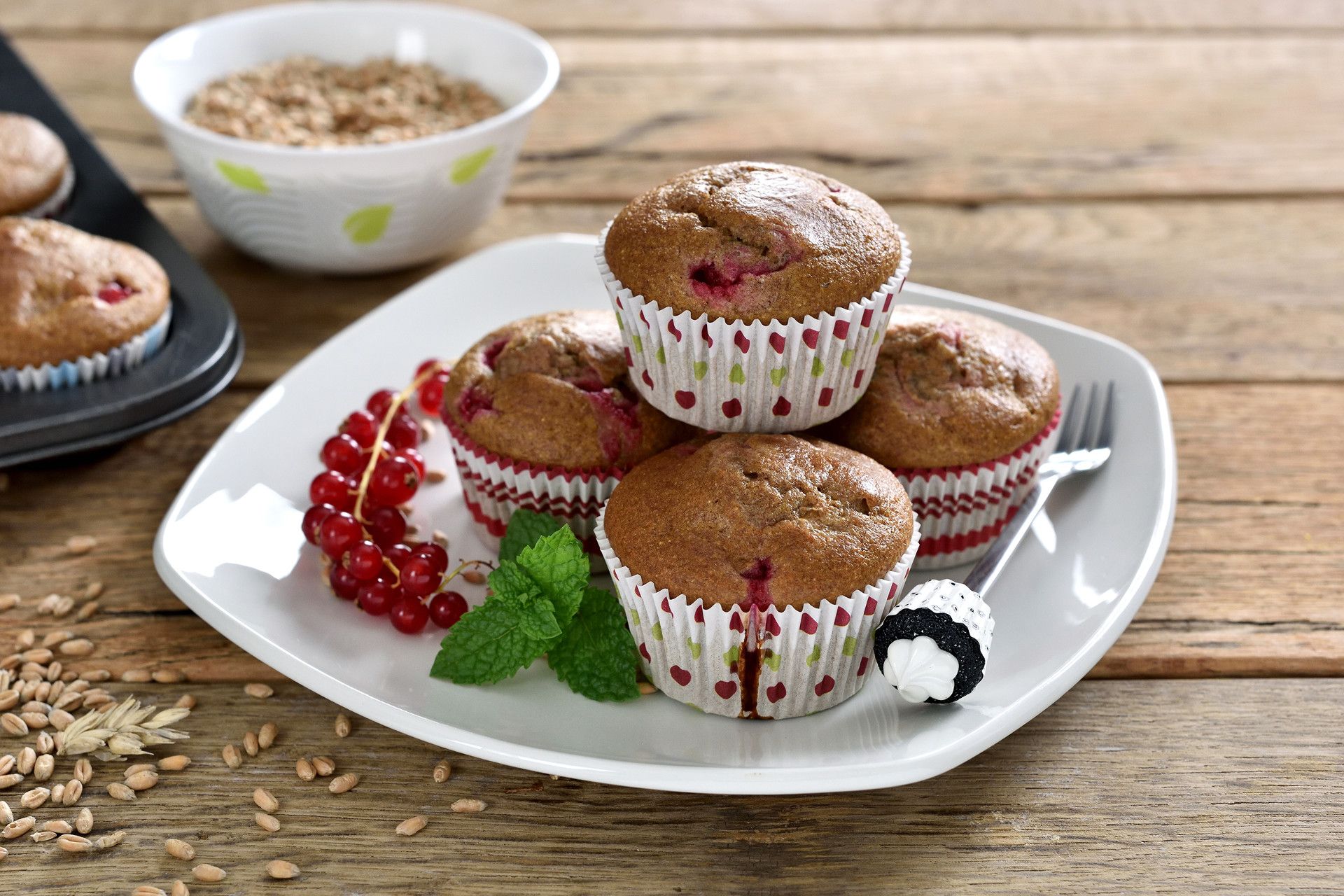 Wholemeal muffins